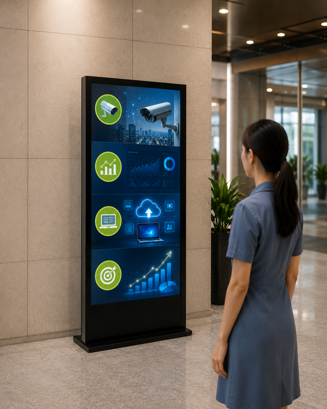 Không gian vận hành LCD thông minh