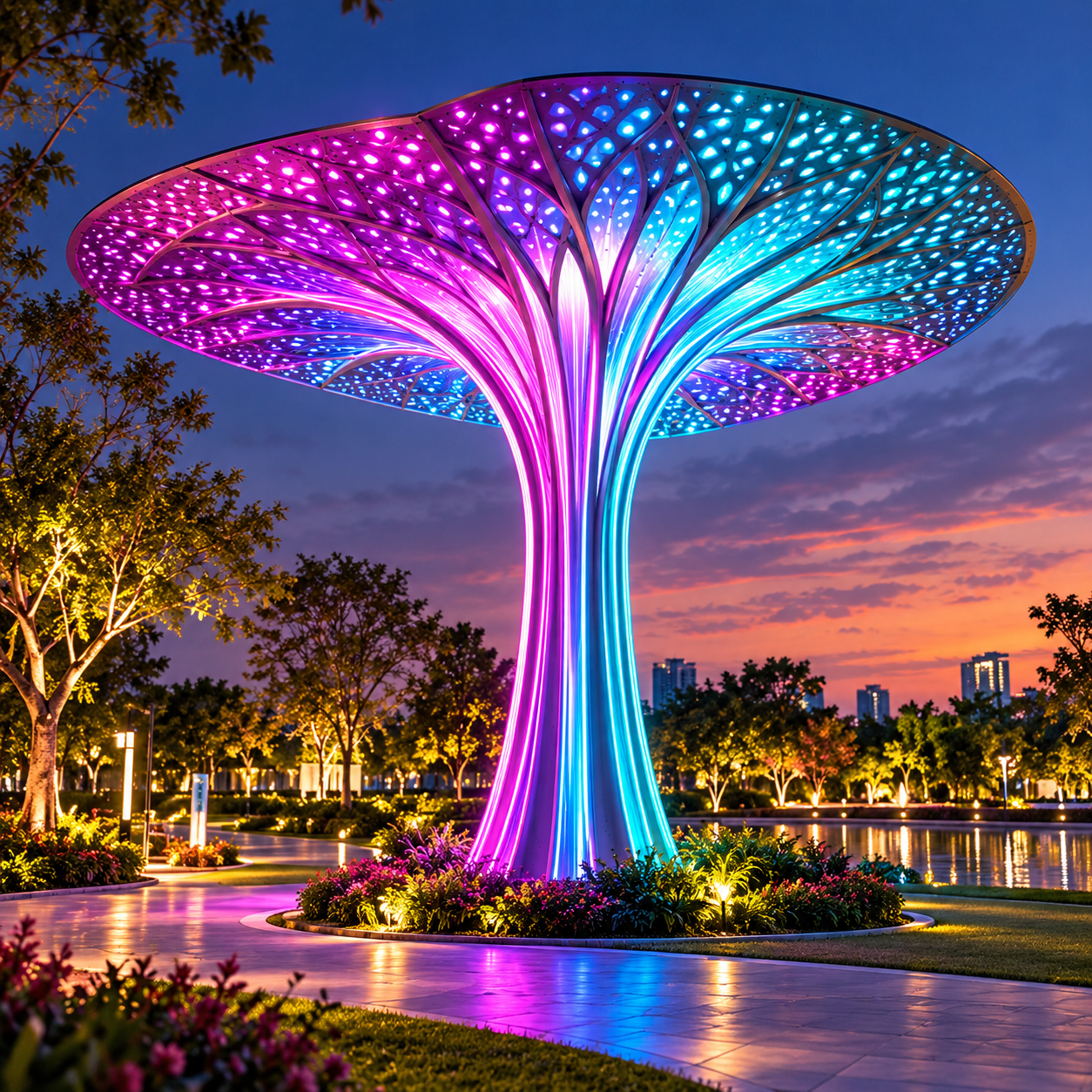 Mẫu cây ánh sáng 6