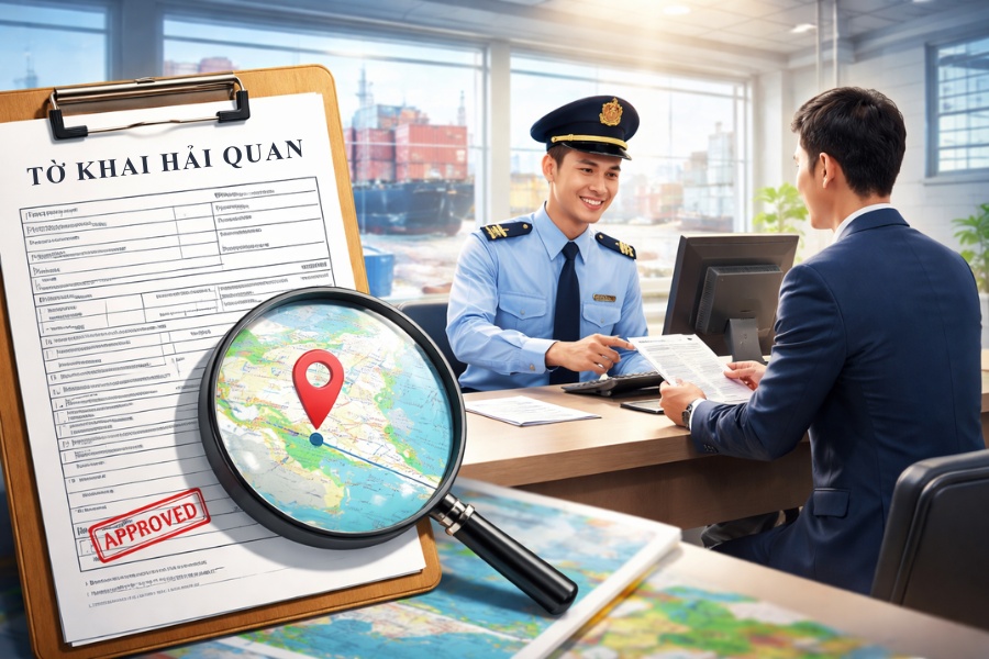 Khai báo tờ khai hải quan điện tử