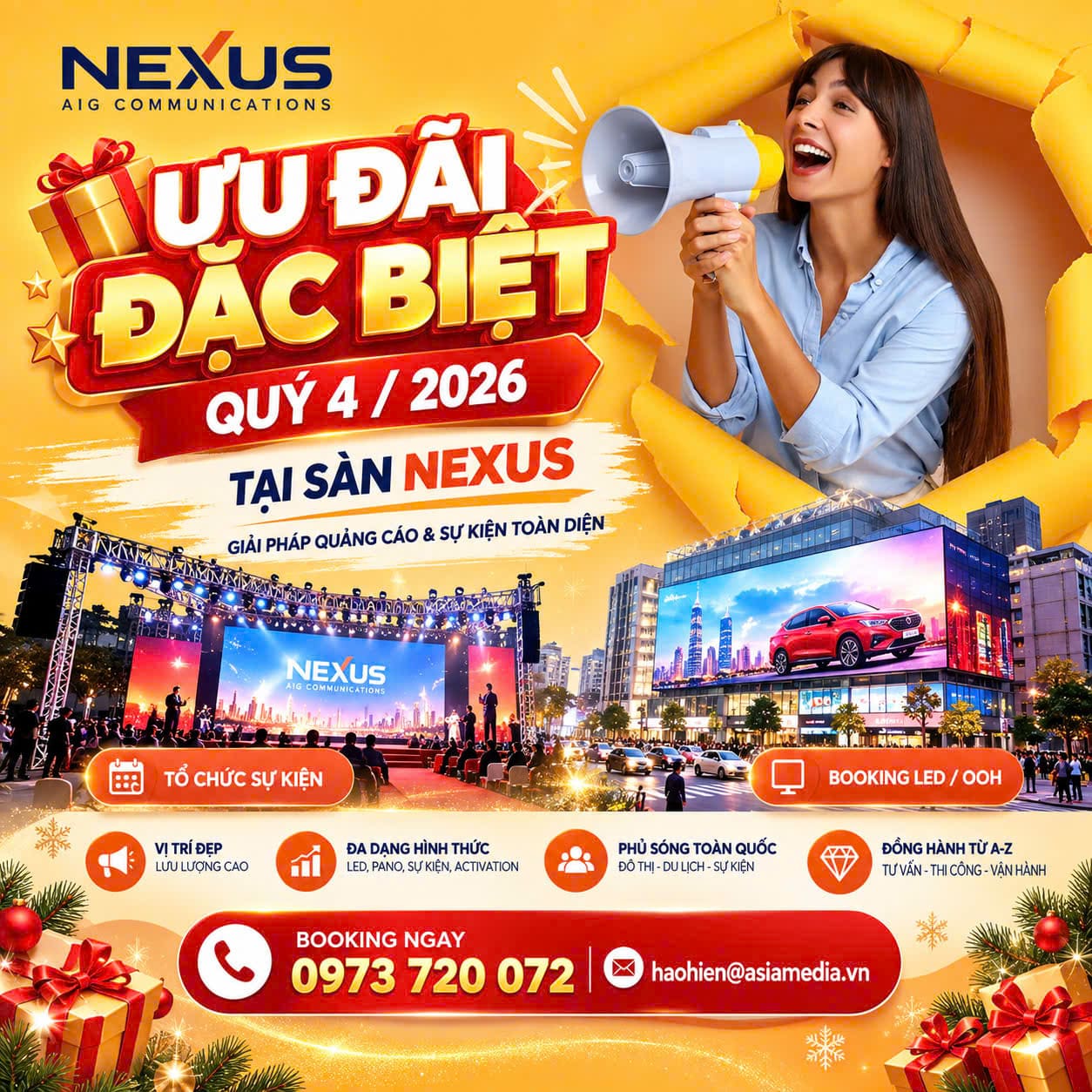 Ưu đãi đặc biệt Quý 4/2026 tại NEXUS