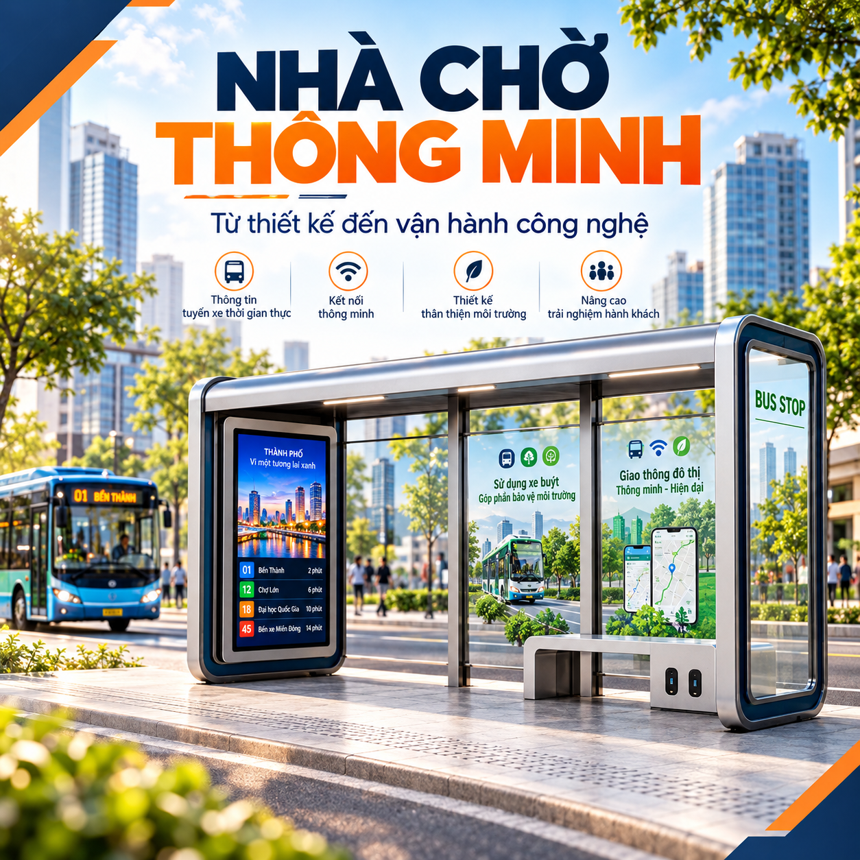 Ảnh minh họa nhà chờ xe buýt – bài 06, hình 2
