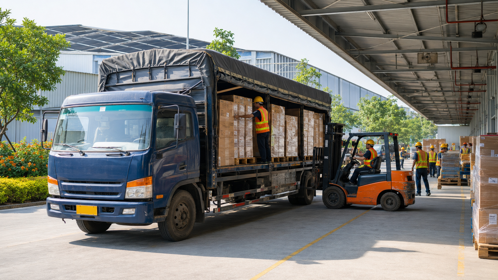 Logistics xanh trong vận chuyển với hệ thống theo dõi dữ liệu phát thải