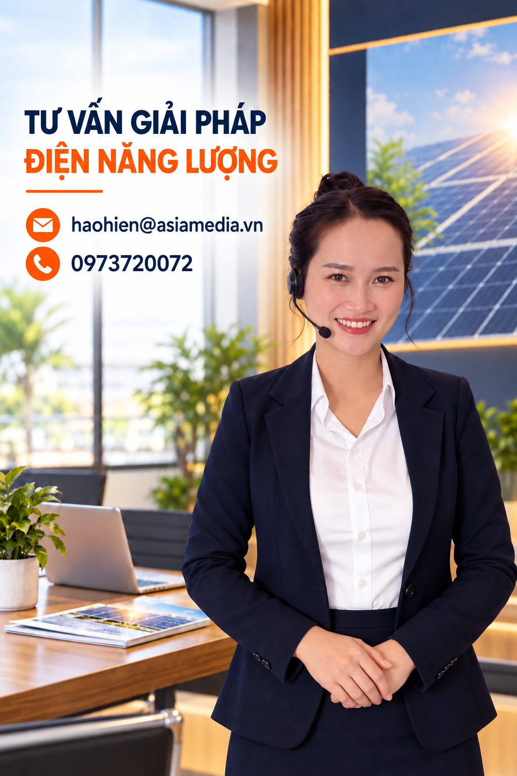 Nhân viên tư vấn giải pháp điện mặt trời