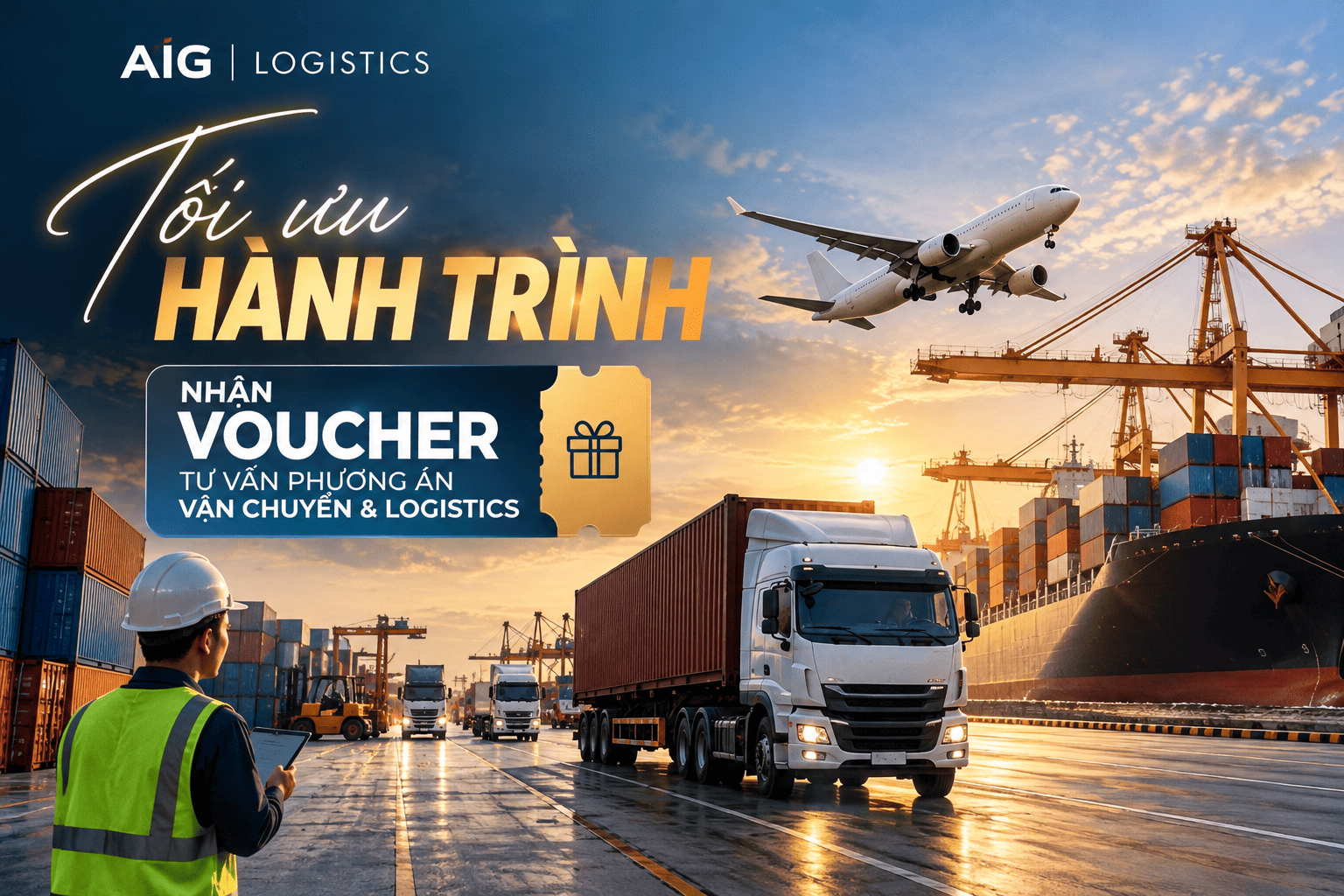 Voucher tư vấn phương án vận chuyển AIG Logistics