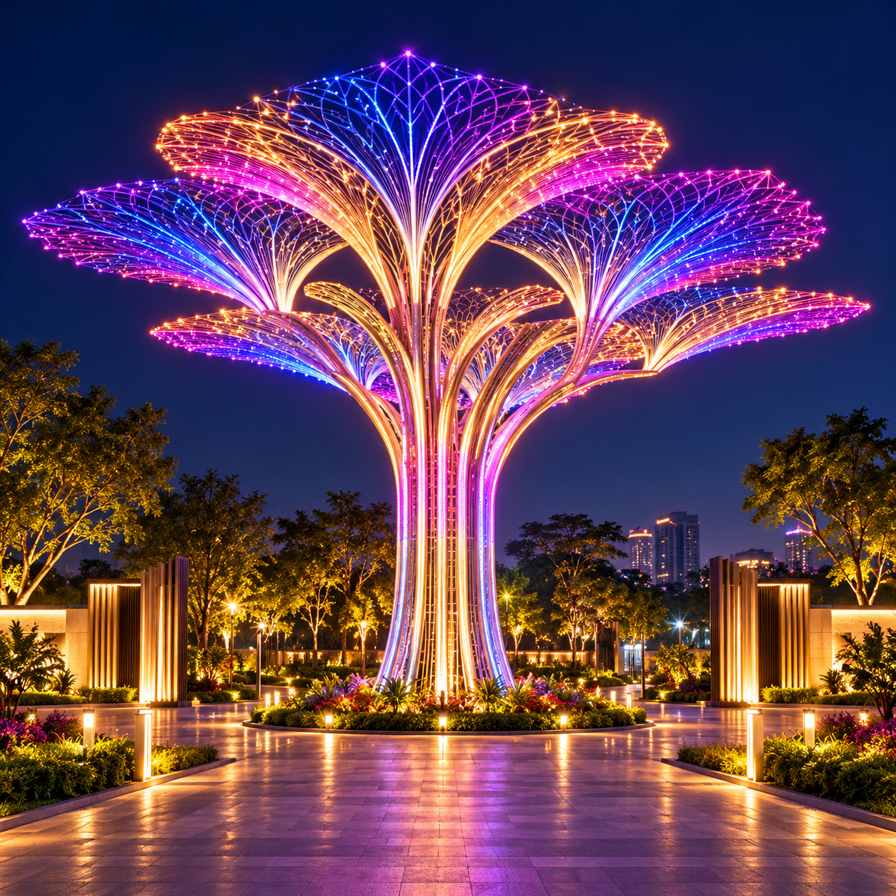 Mẫu cây ánh sáng 8