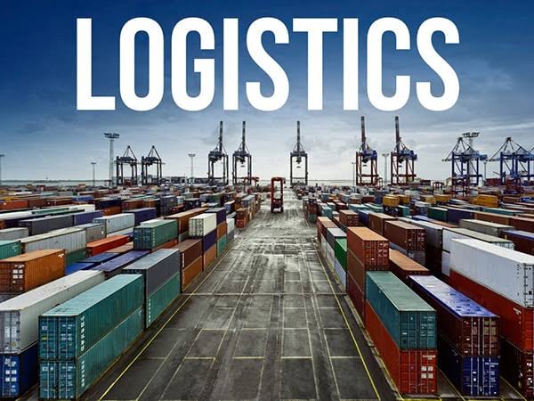 Bãi container logistics tại cảng