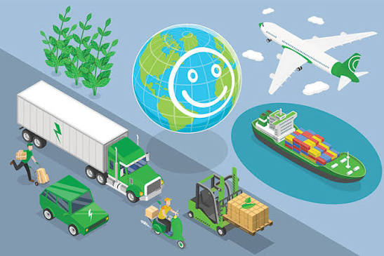 Logistics xanh trong vận chuyển tối ưu tải trọng hành trình và phát thải