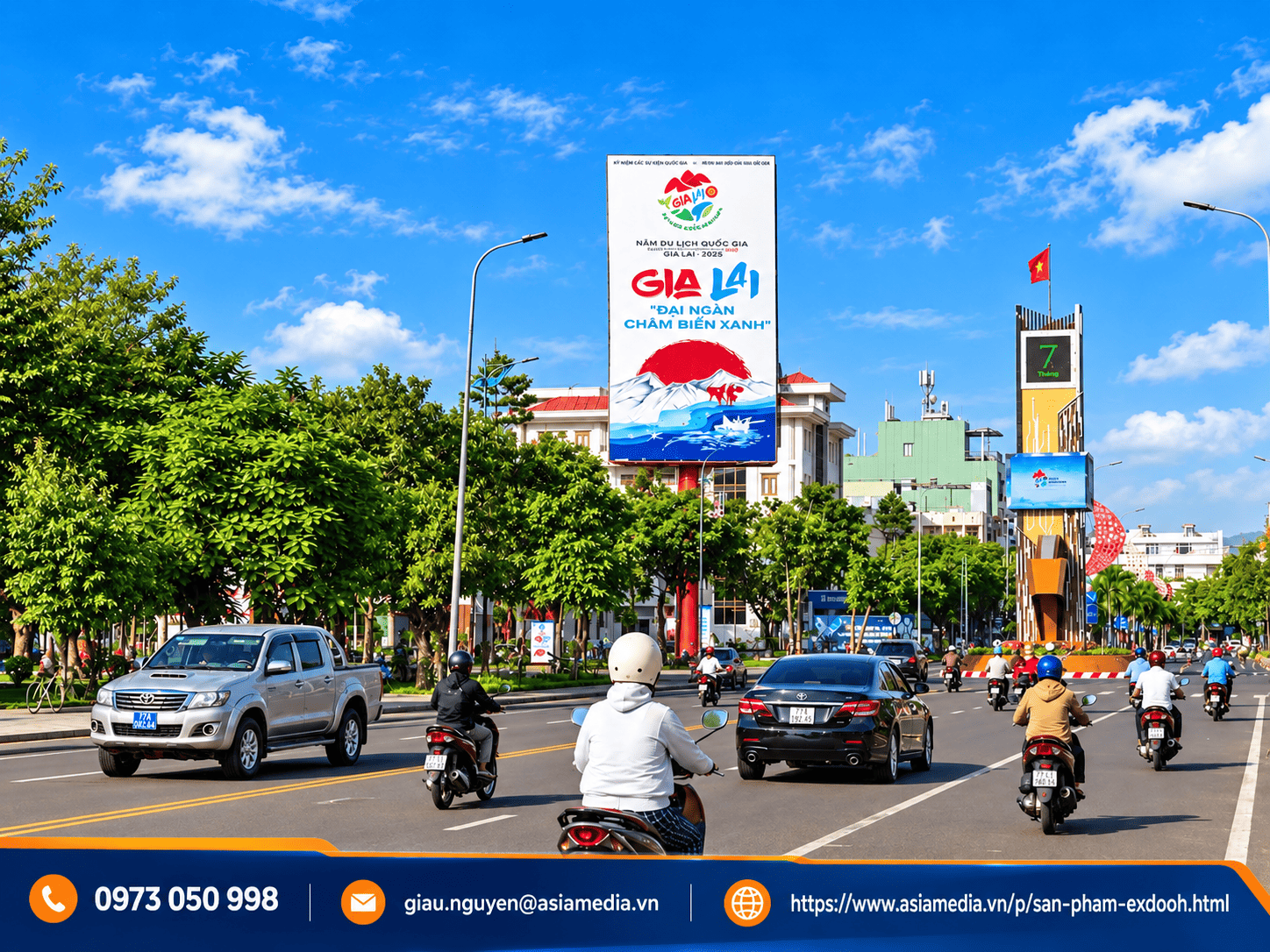 Hình ảnh quảng cáo do khách hàng cung cấp – minh họa phương án phối hợp điểm chạm tại Quy Nhơn