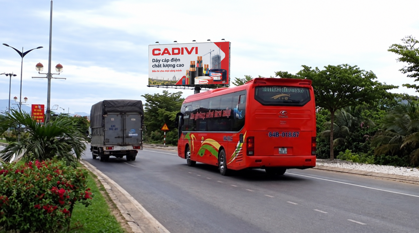 Pano ba mặt Quốc lộ 1A - góc nhìn giao thông