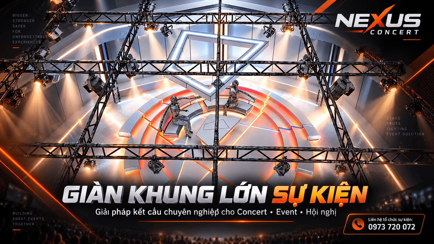 Không gian concert hiện đại