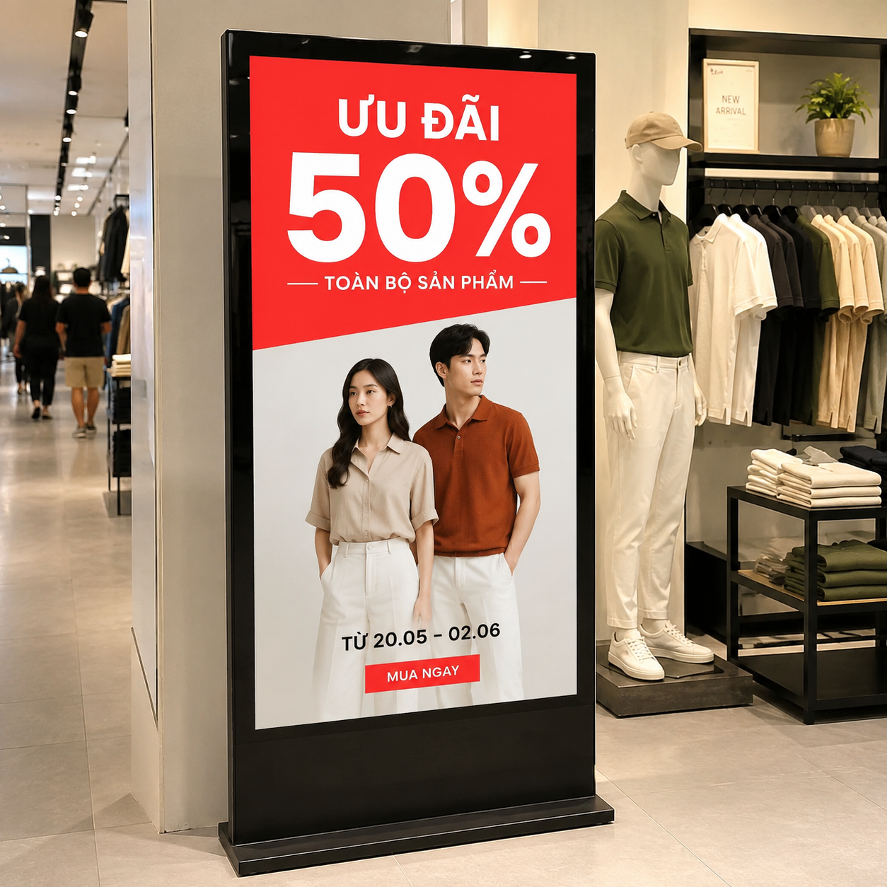 LCD thông minh trong bán lẻ