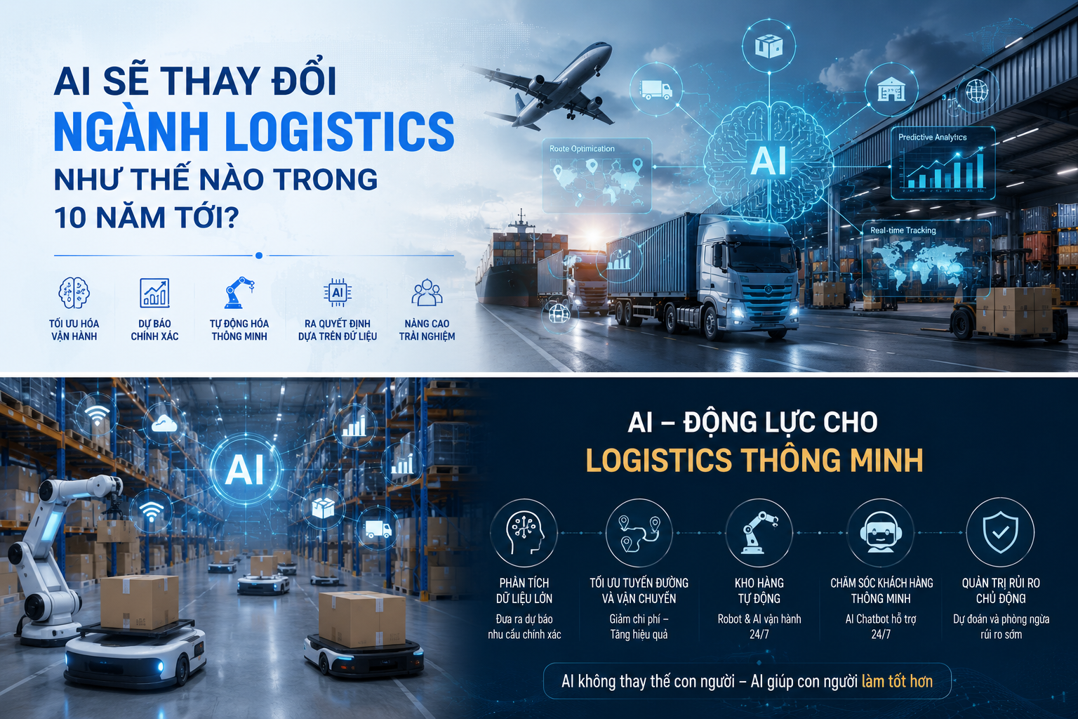 AI và tương lai ngành Logistics