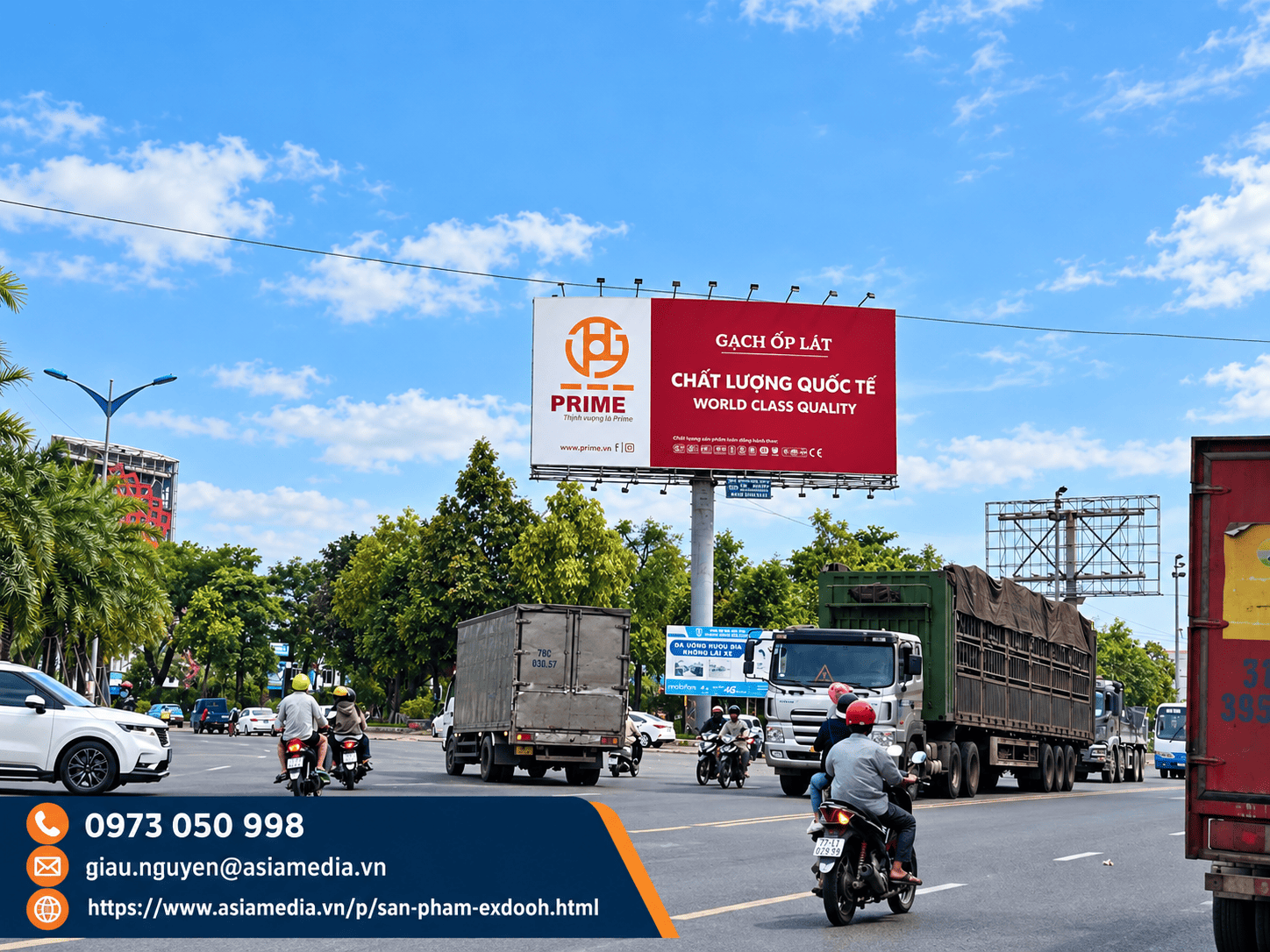 Pano quảng cáo tại cửa ngõ đô thị
