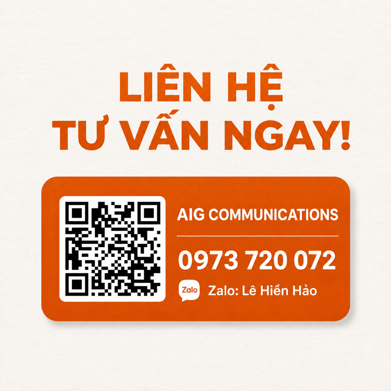 Liên hệ tư vấn AIG Communications