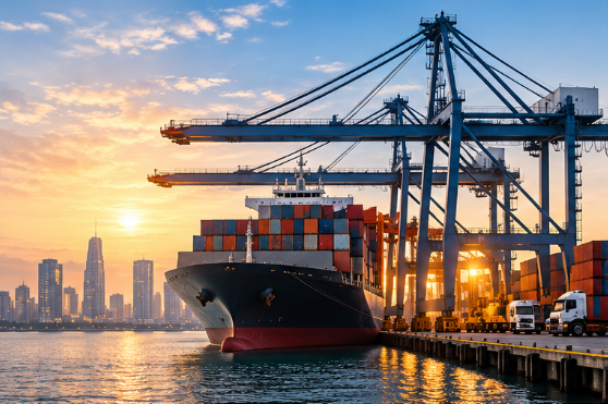Tư liệu minh họa vận tải và logistics quốc tế