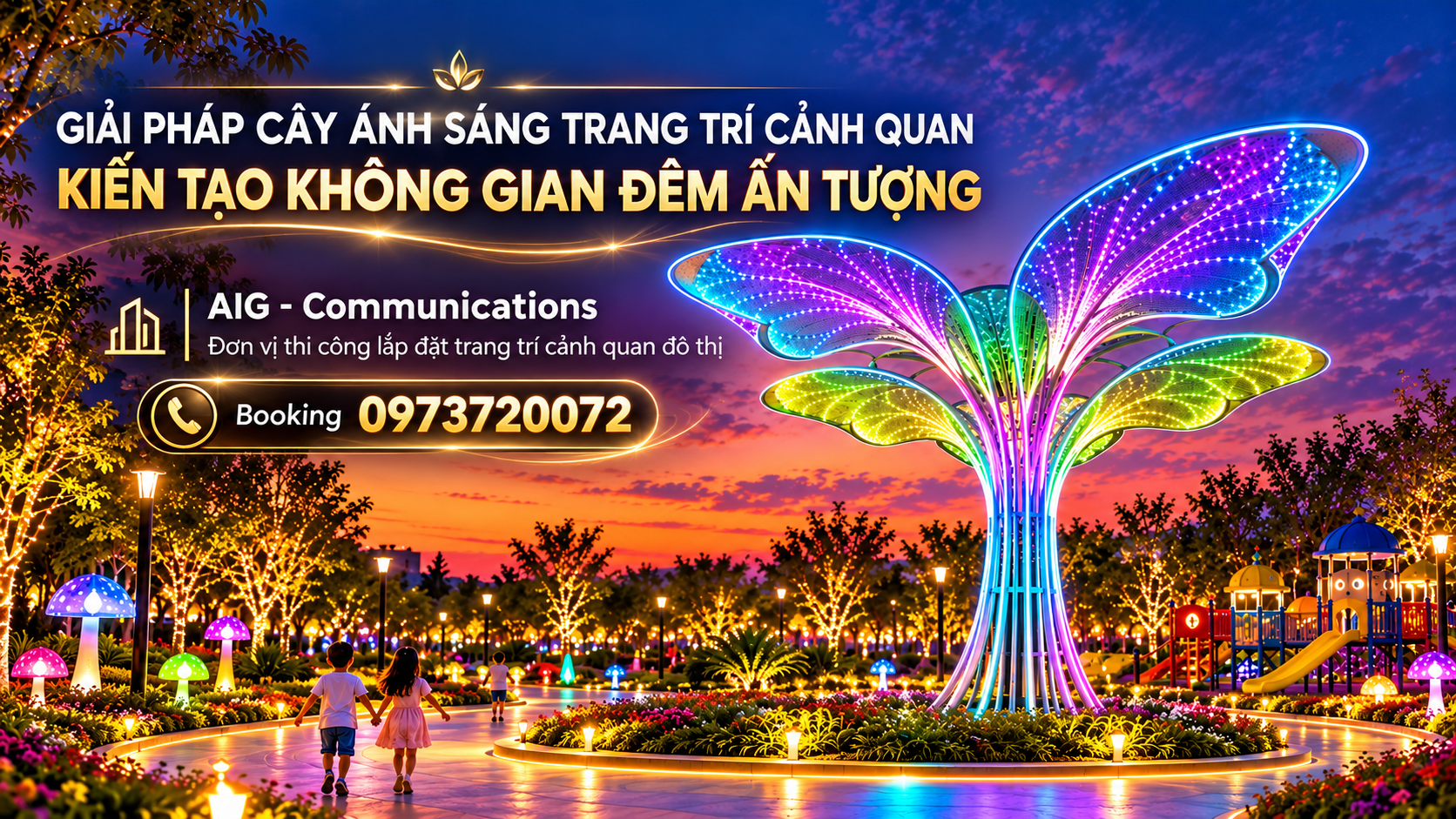 Cây ánh sáng cảnh quan