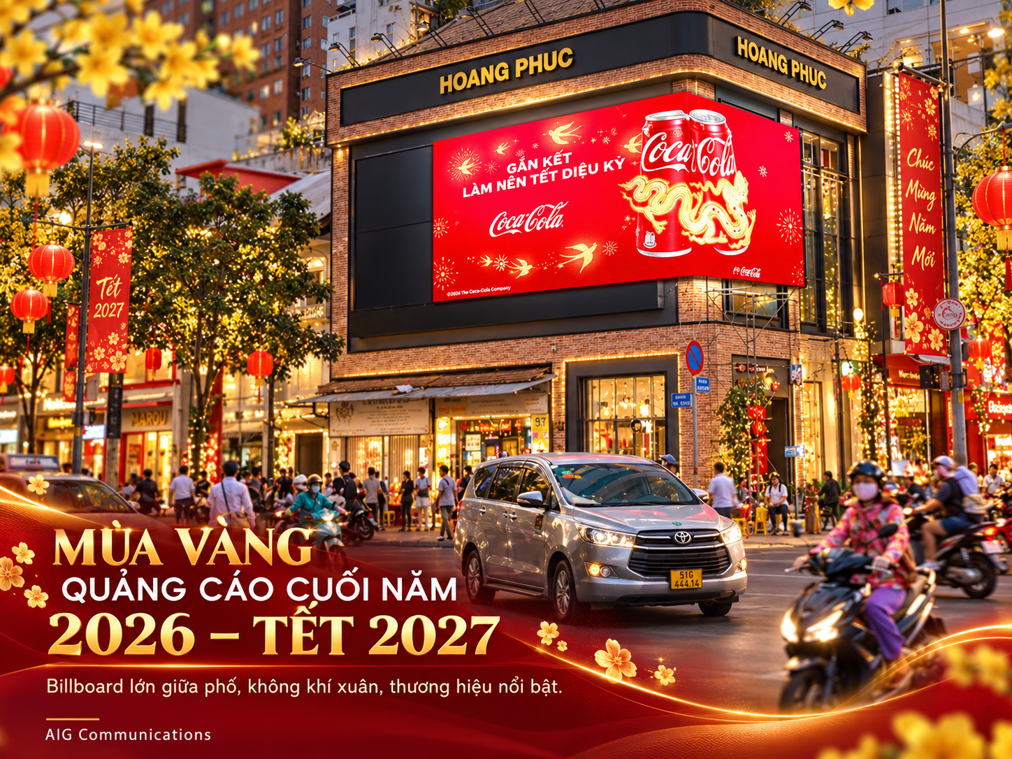 Mùa vàng quảng cáo cuối năm 2026 – Tết 2027