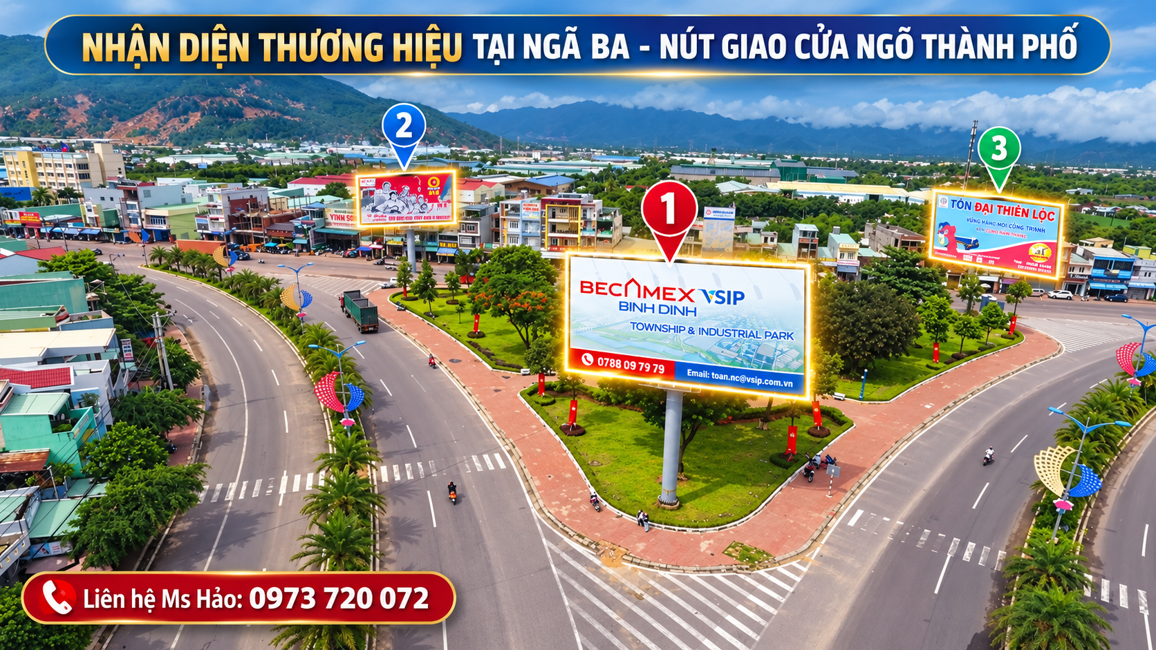Billboard Ngã 3 Phú Tài