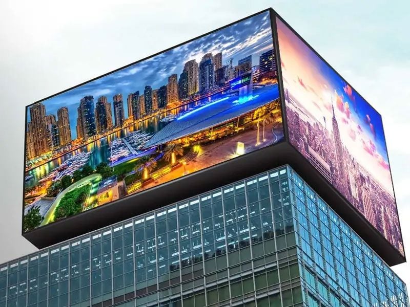Chi tiết màn hình LED P5 ngoài trời phục vụ sản xuất nội dung