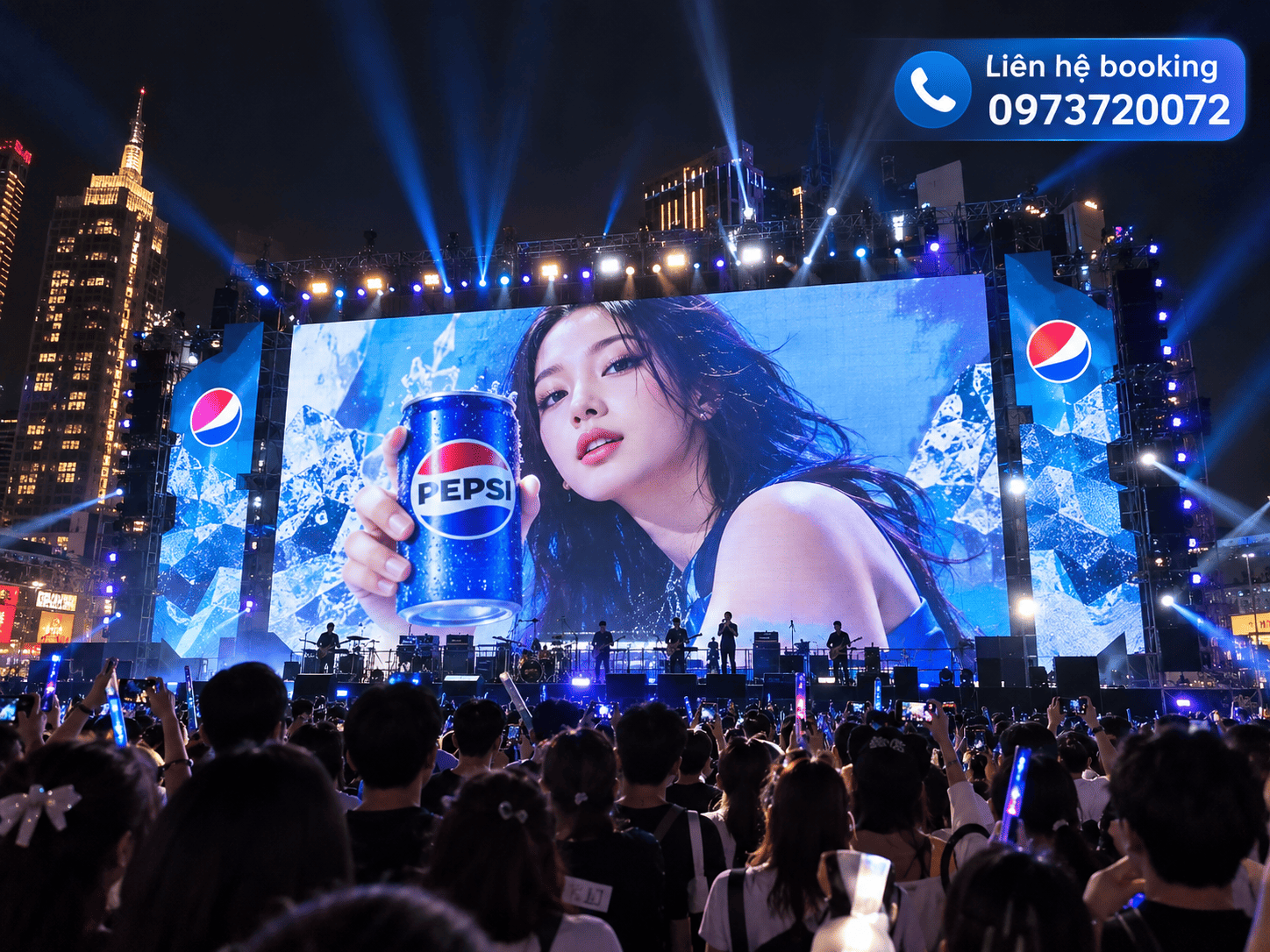 Màn hình LED quy mô lớn trong sự kiện