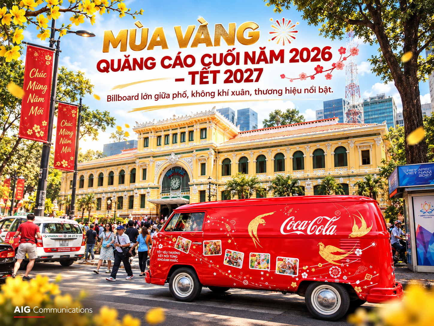 Hình minh họa chiến dịch quảng cáo cuối năm – tư liệu do AIG cung cấp