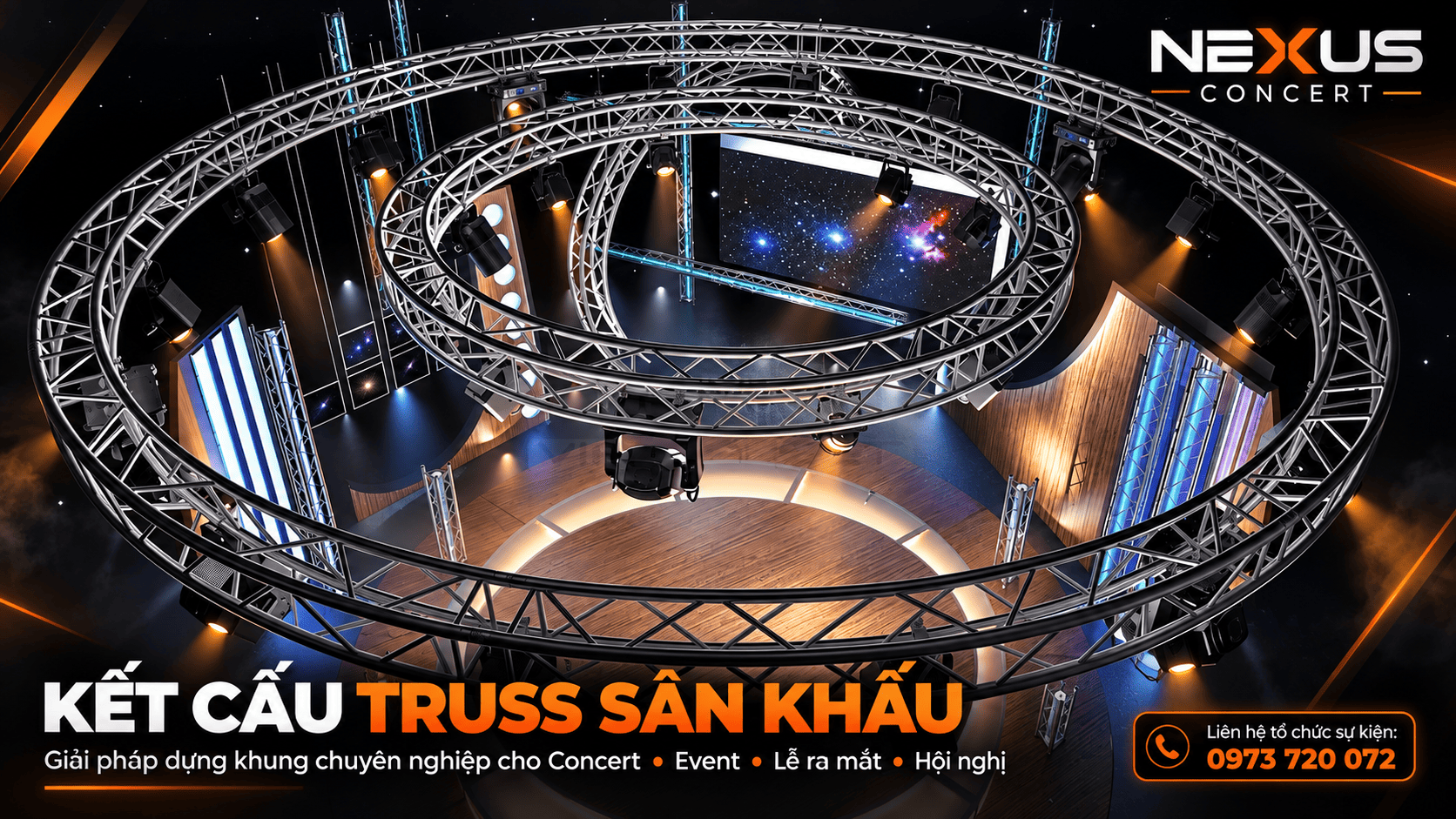 Sân khấu sự kiện cuối năm