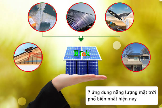 Các ứng dụng của năng lượng mặt trời