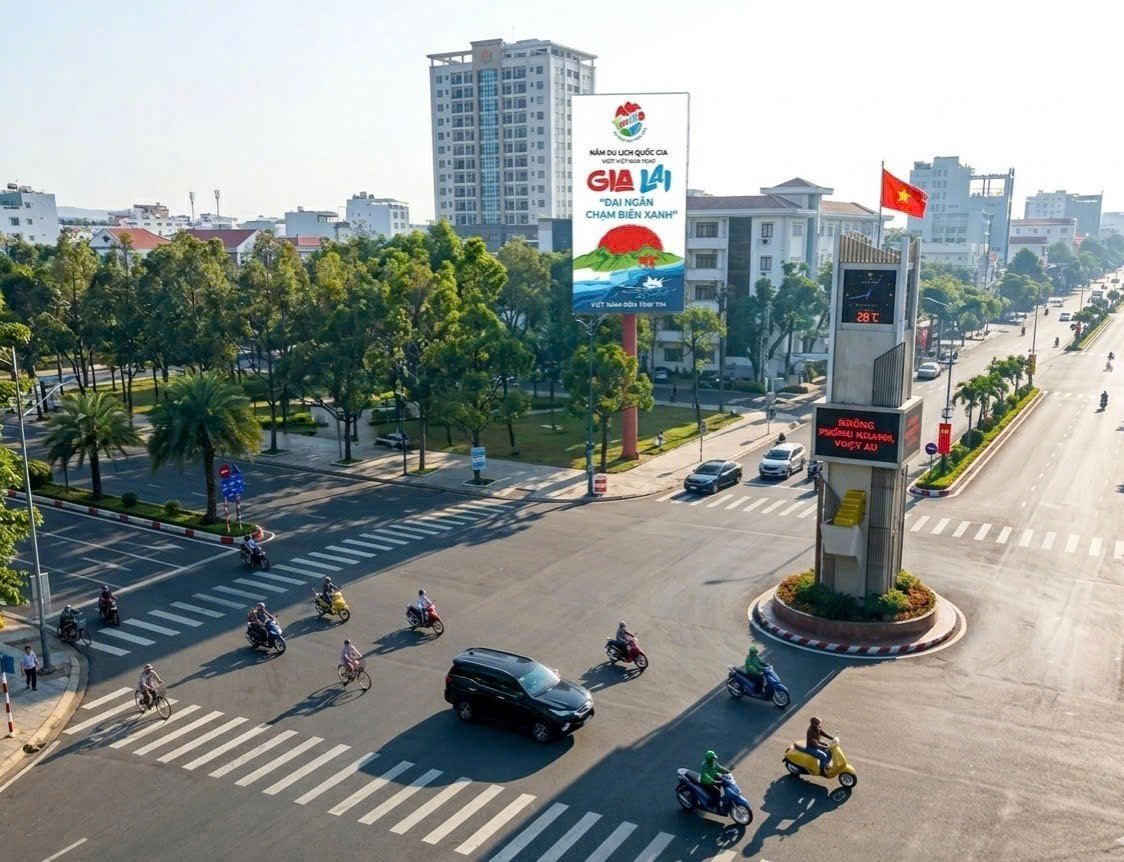 Toàn cảnh nút giao Trường Chinh Nguyễn Tất Thành Quy Nhơn