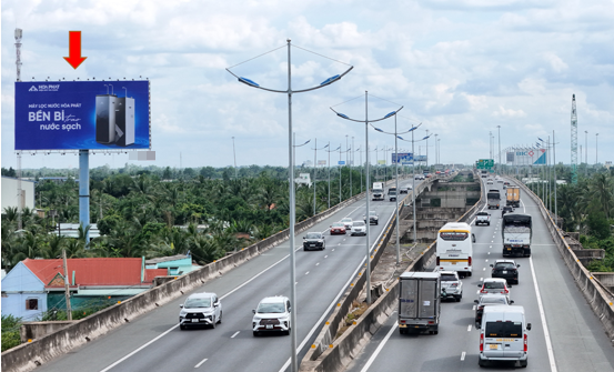 Pano chân trụ nút giao Tân An