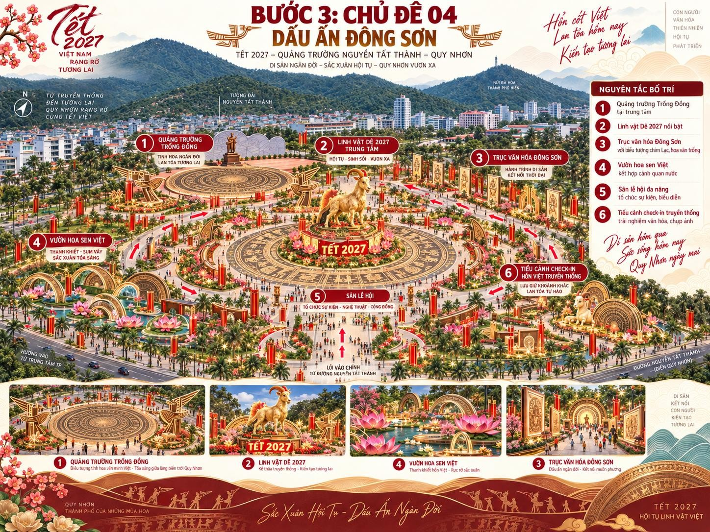 Vườn xuân sum vầy
