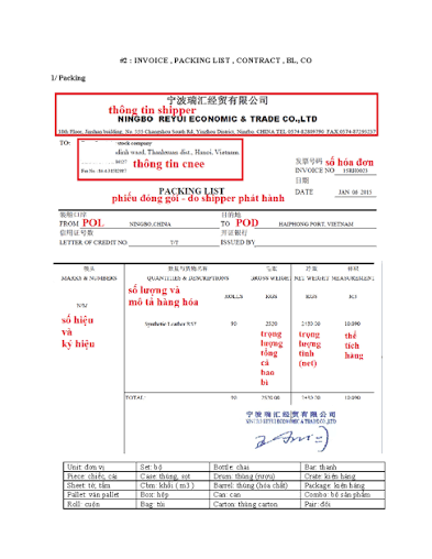 Nhân sự kiểm tra chứng từ xuất nhập khẩu