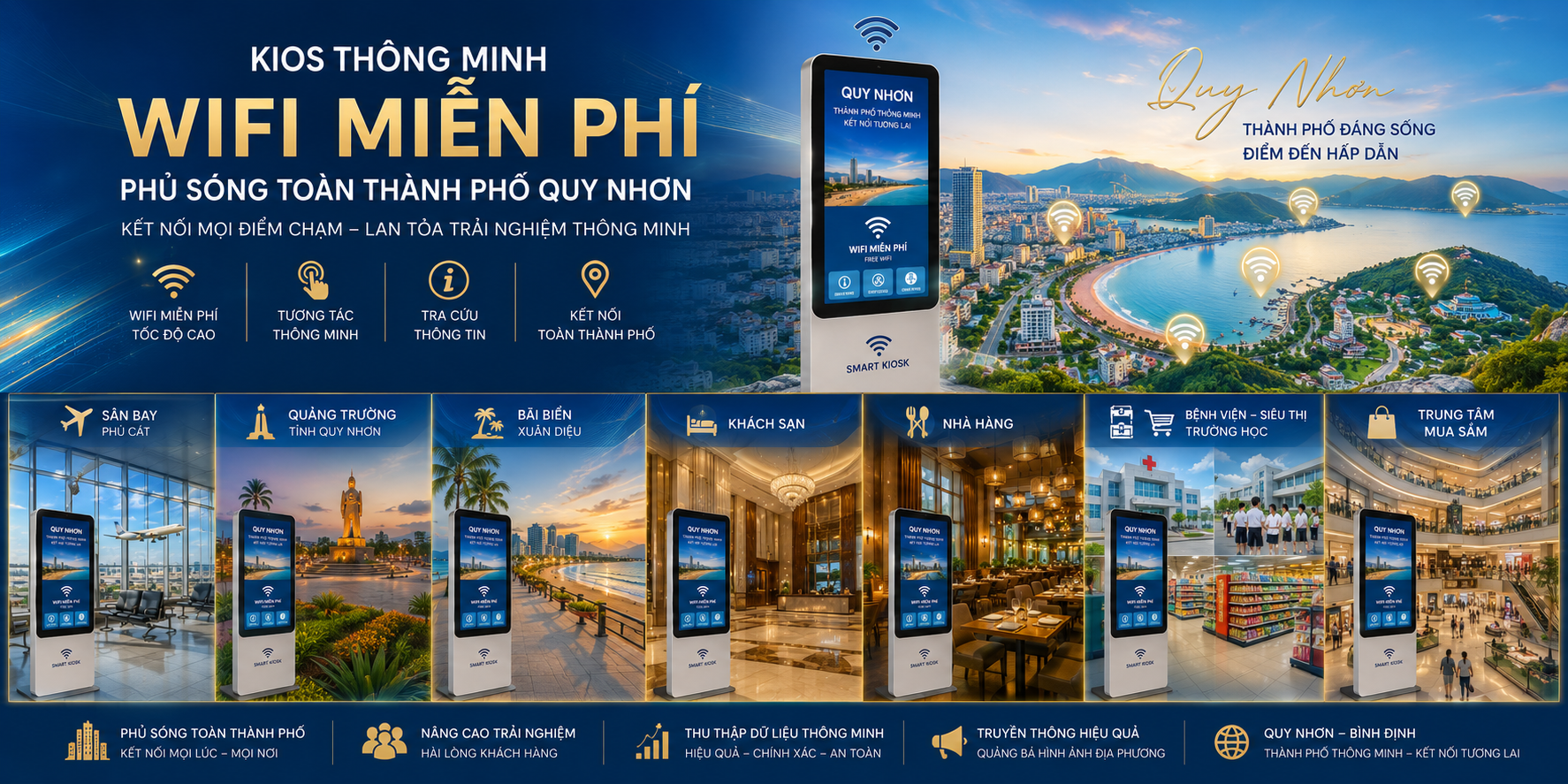 Hệ thống KIOS thông minh Wifi Marketing