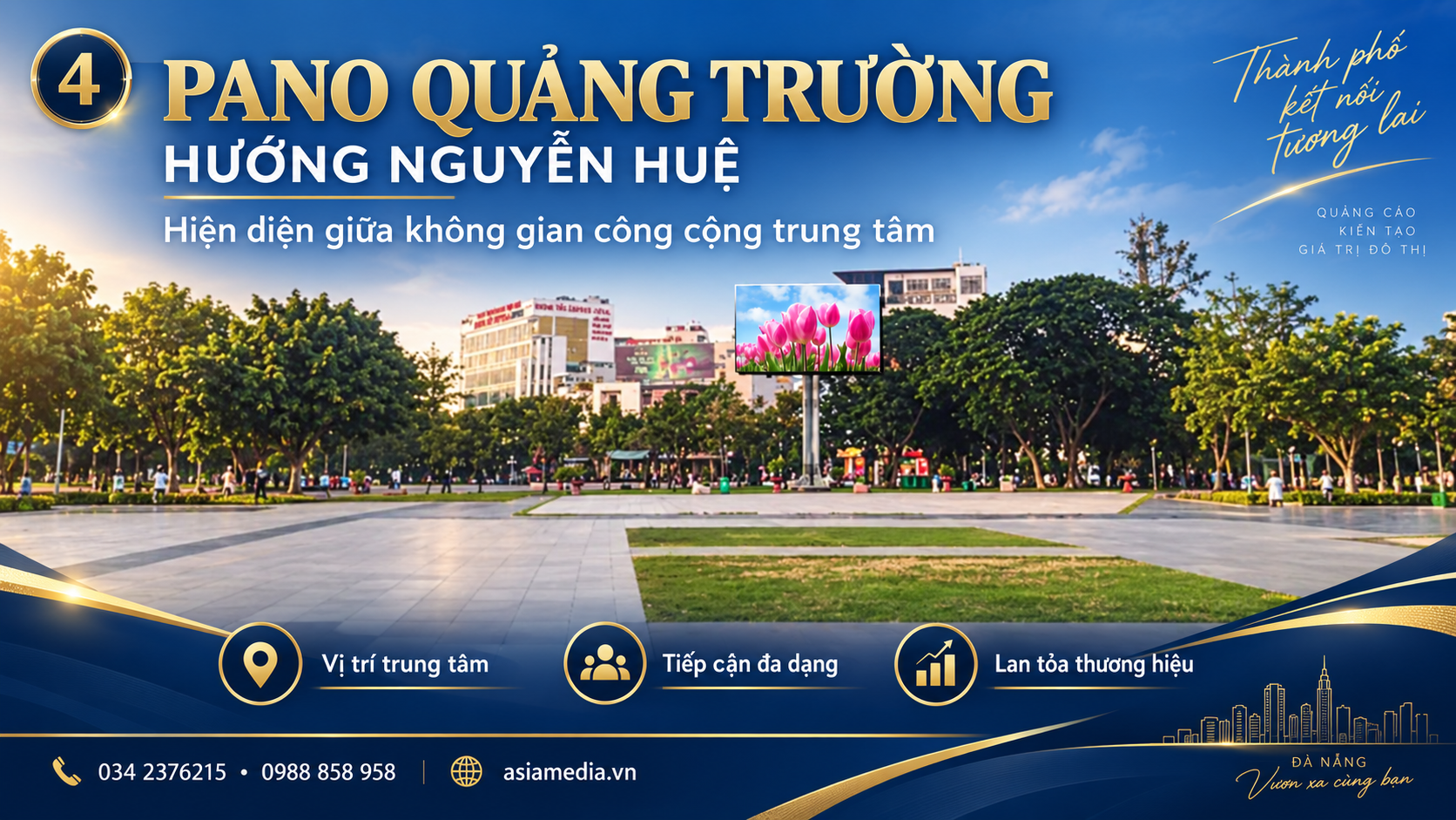 Vị trí OOH Quy Nhơn - Quảng trường Quy Nhơn