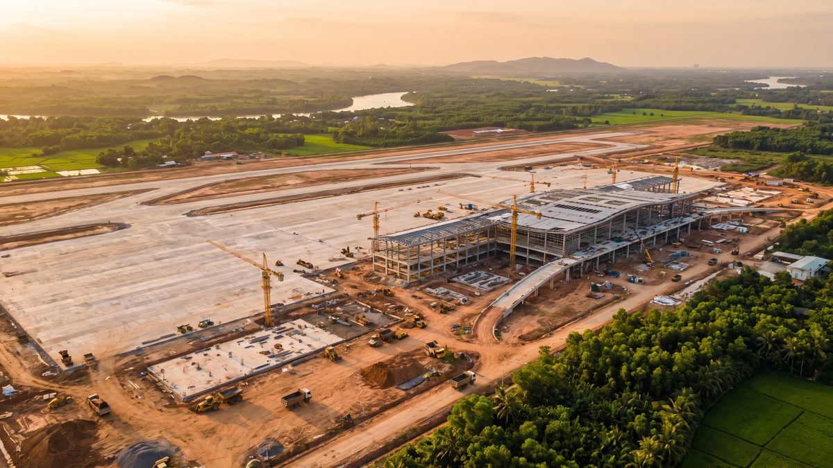 Hình ảnh công trường sân bay Long Thành tháng 9 năm 2026