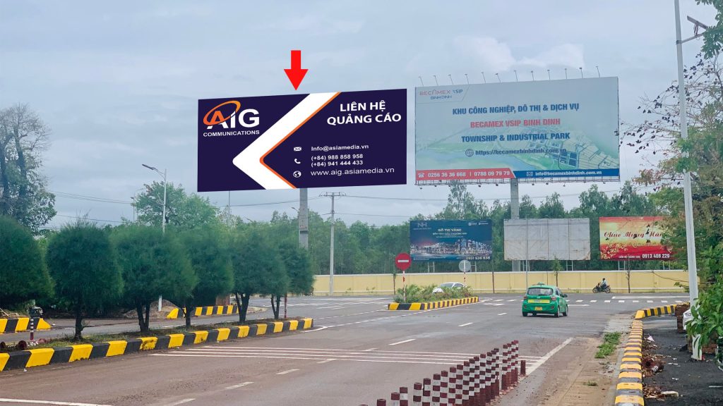 Công trình quảng cáo tại sân bay do Thành Đạt triển khai