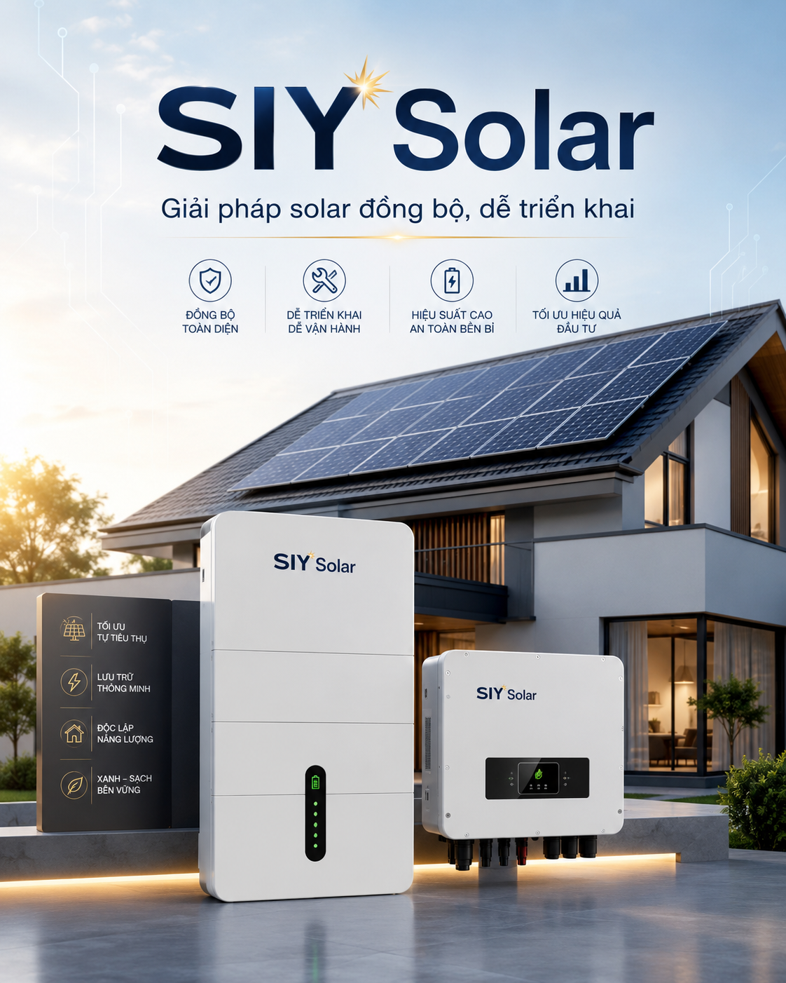 So sánh SIY SUNC PowerHunter với giải pháp SIY Solar