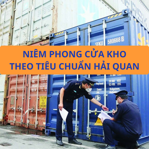 Hình ảnh thủ tục hải quan và kiểm tra niêm phong