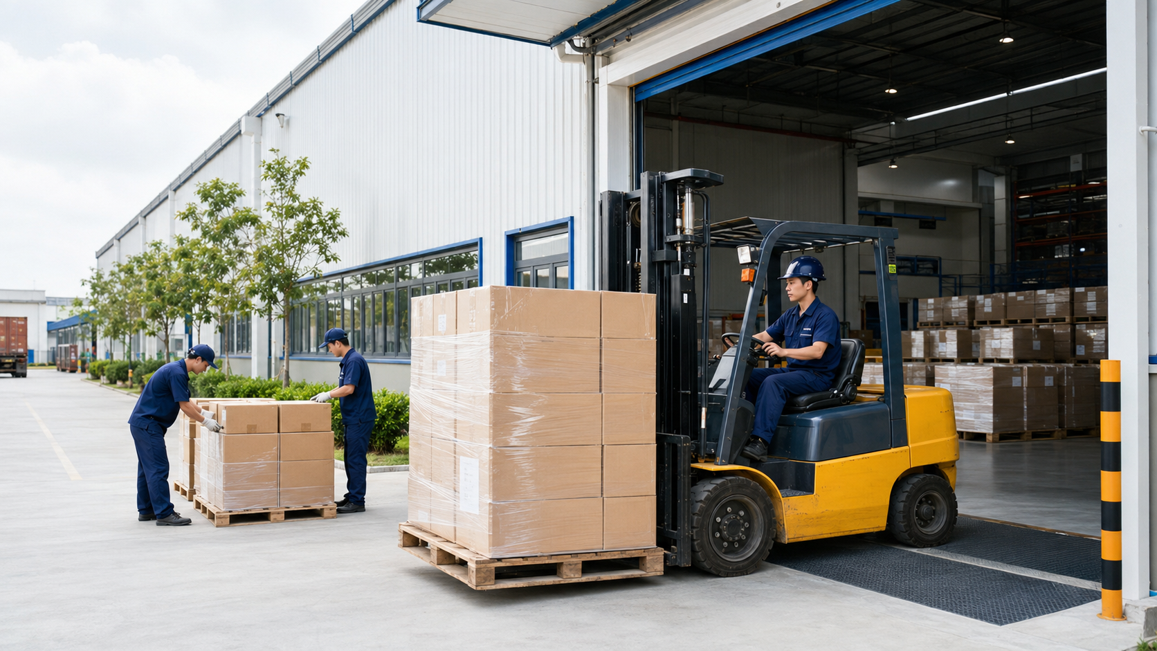 Vận chuyển hàng nhập khẩu - kiểm tra chứng từ và hỗ trợ thông quan
